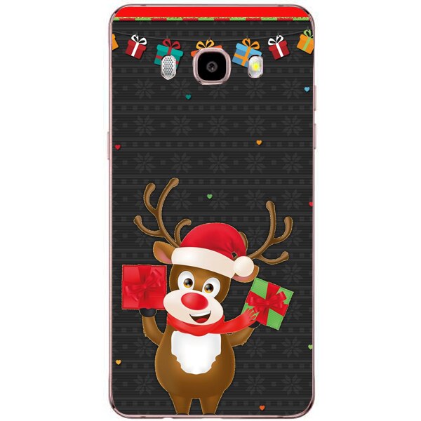 Husa din Silicon, Craciun More Gifts pentru Samsung Galaxy J5 (2016), Multicolor