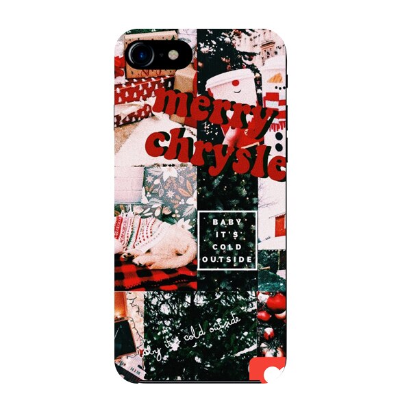 Husa din Silicon, Craciun Send Pictures pentru iPhone 6 Plus, Multicolor