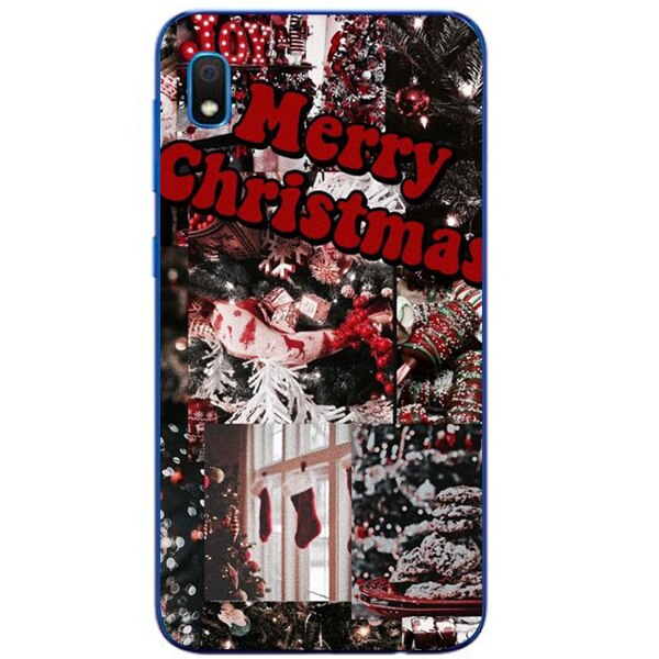 Husa din Silicon, Craciun Merry Christmas pentru Samsung Galaxy A10, Multicolor