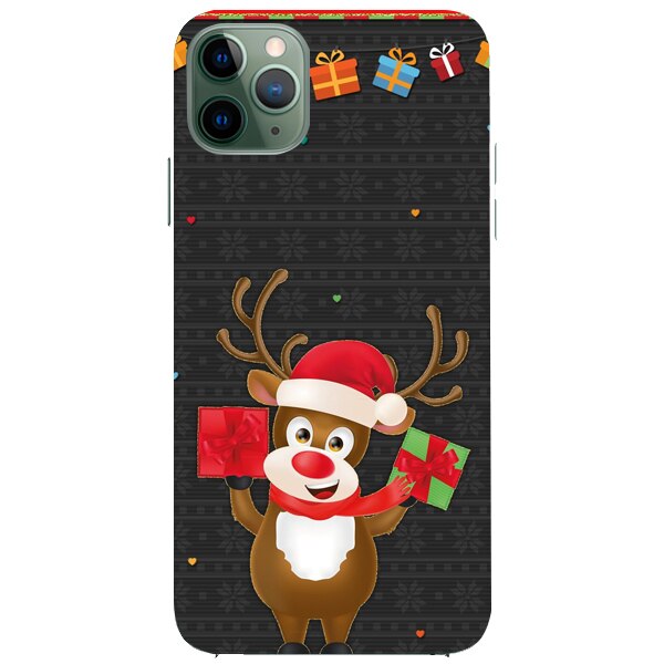 Husa din Silicon, Craciun More Gifts pentru iPhone 11 Pro Max, Multicolor