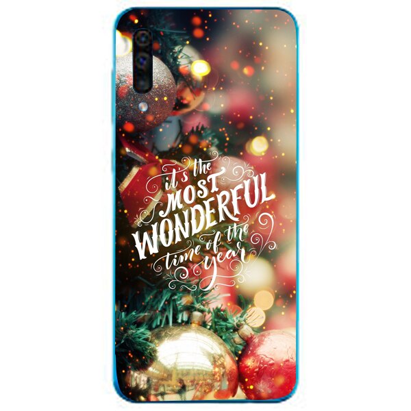 Husa din Silicon, Craciun Most Wonderful Time pentru Samsung Galaxy A70, Multicolor