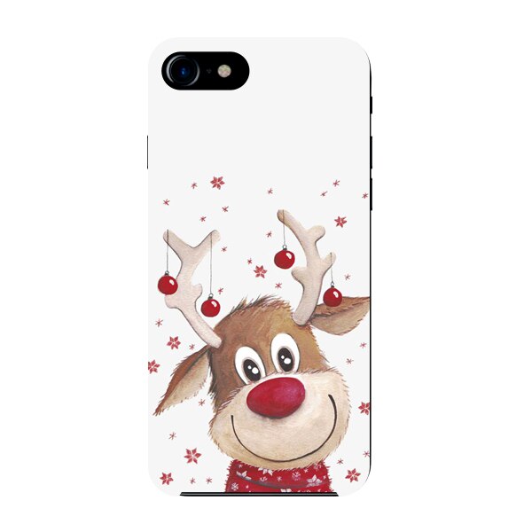 Husa din Silicon, Craciun Rudolph pentru iPhone 6s Plus, Multicolor