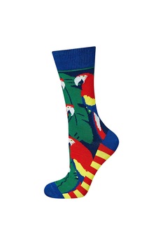 Sosete dama, Soxo, cu imprimeu, Parrots, multicolor, 35-40 Sosete dama, Soxo, cu imprimeu, Parrots, multicolor, 35-40