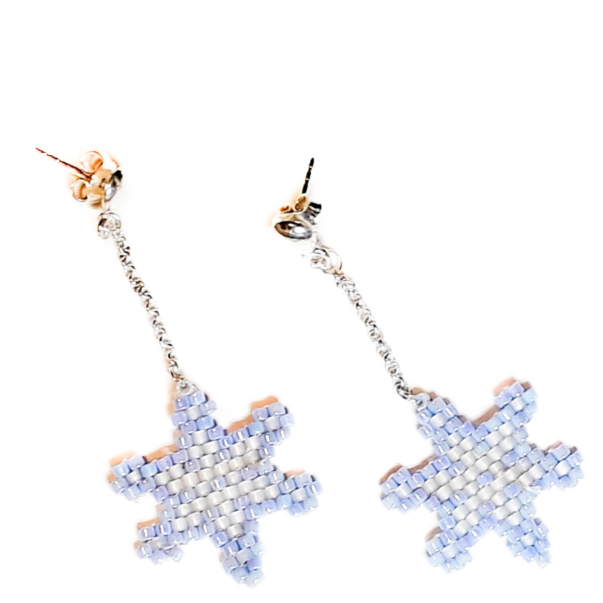 Cercei fulg de zapada craciun, Creatii Delicate, Argint 925