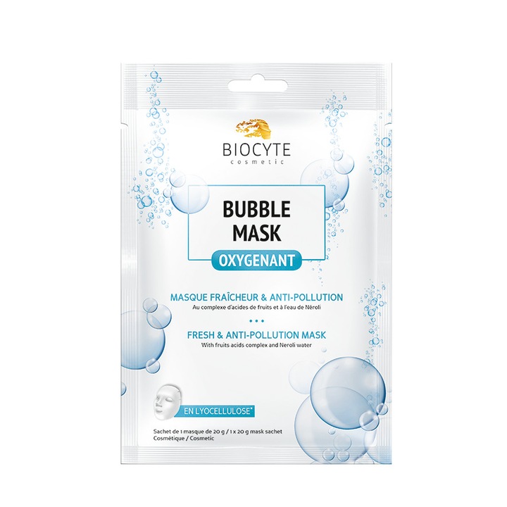 Masca oxigenanta, Biocyte, Bubble Mask, 20 grame