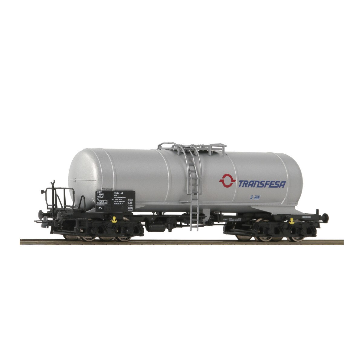 Vagon cisterna, Roco, H0, plastic, argintiu,76719