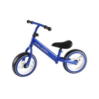 Bicicleta cu lumini LED, fara pedale pentru copii, roti din spuma cu diametru 12", albastru