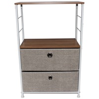 comoda cu 2 sertare material textil cadru metalic blat mdf 56 x 31 x 86 cm grunberg tb90 crem imagen 21_0_
0