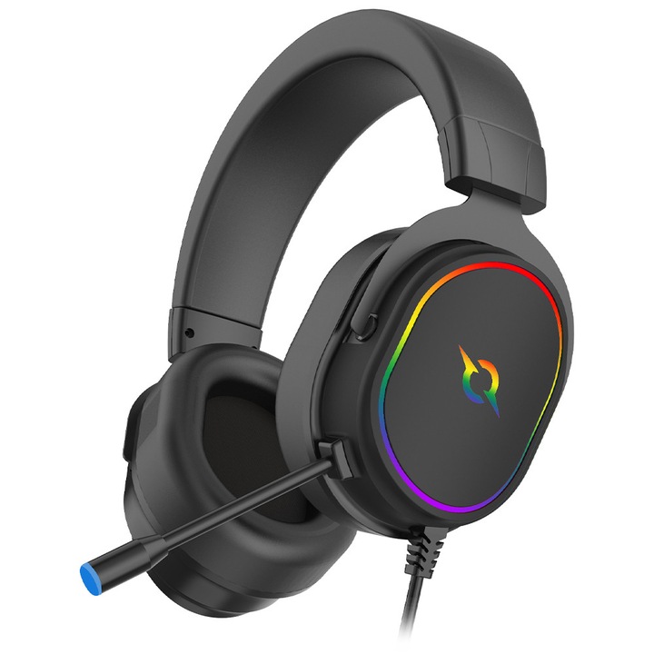 Слушалки AQIRYS Altair, виртуален 7.1 съраунд, USB, черни