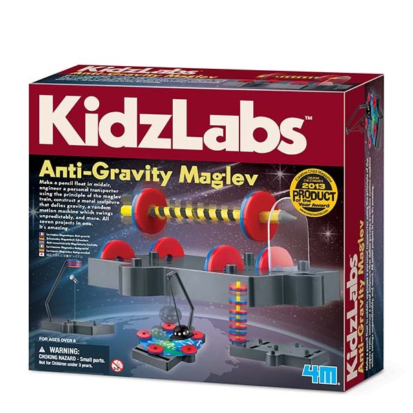 Kit de levitatie magnetica, Anti-Gravity Maglev, KidzLabs