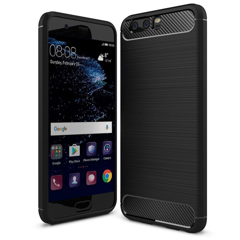 Husa de protectie pentru Huawei P10, TPU, Negru