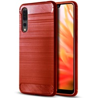 husa de protectie pentru huawei p20 pro din tpu si carbon slefuit rosu imagen 56_0_
0