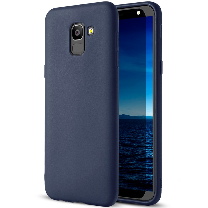 Husa pentru Samsung Galaxy J6 (2018), Silicon TPU, Albastru