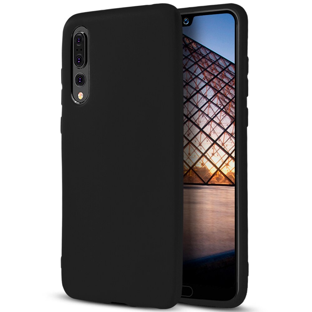 Husa de protectie pentru Huawei P20 Pro, Silicon, Negru