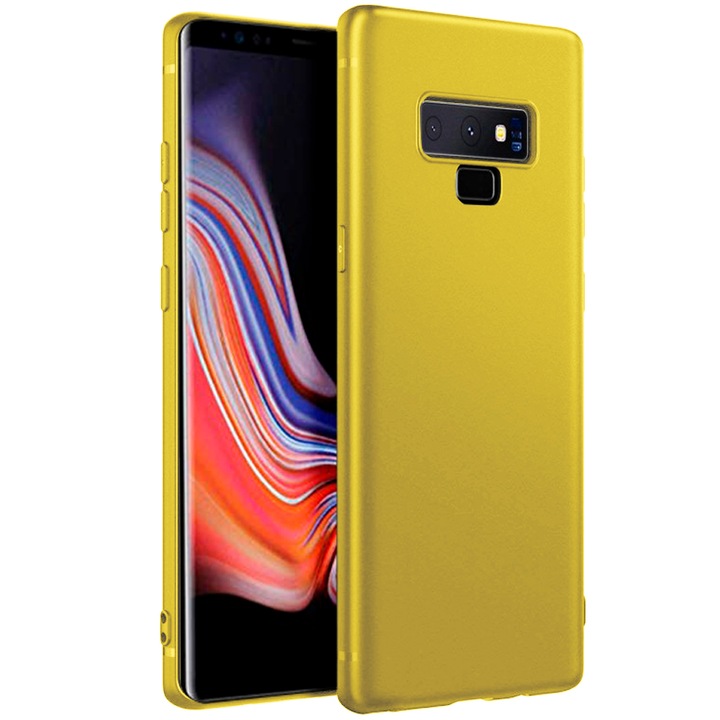 Husa de protectie pentru Samsung Galaxy Note 9, TPU, Galben