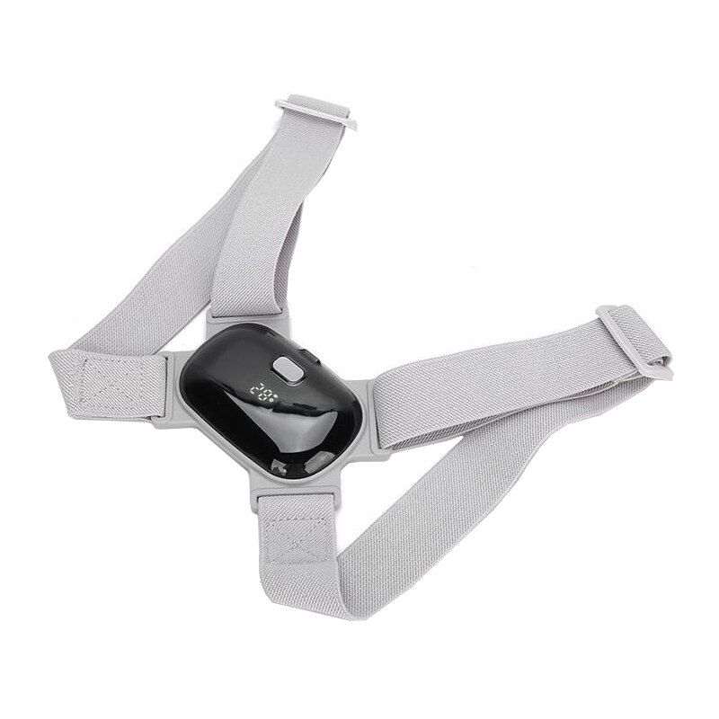 Corector de postura Inteligent Menton ,cu senzor de vibratie si display LED, pentru spate drept, si Indreptare umeri si coloana