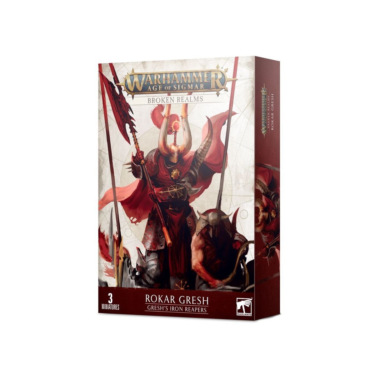 Pachet Miniaturi Warhammer AOS, Games Workshop, Rokar Gresh Gresh's Iron Reapers