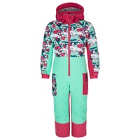 Salopeta copii pentru ski si snowboard, Kilpi, Saarin, Roz/Multicolor, 98/XS