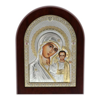 Icoana Ortodoxa Boltuita Maica Domnului din Kazan 17 cm Icoana Ortodoxa Boltuita Maica Domnului din Kazan 17 cm