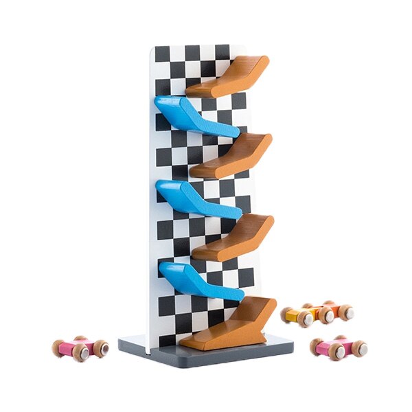 Pista din lemn pentru masinute, Gadget Kids Wimai, InnovaGoods