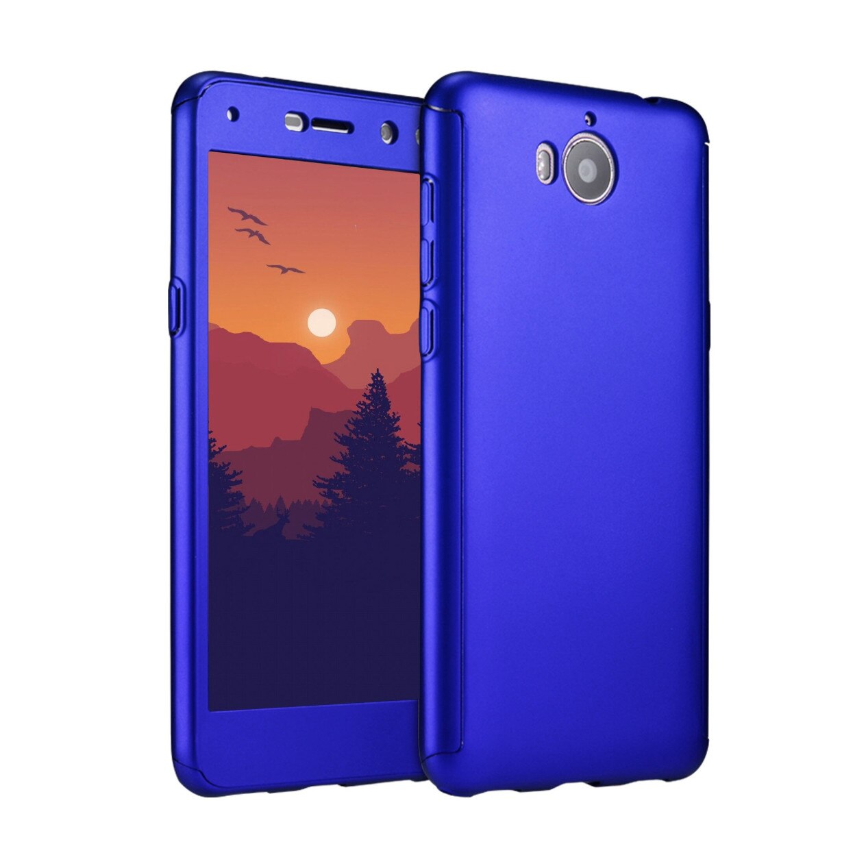 Husa 360 pentru Huawei Y6 (2017) Blue