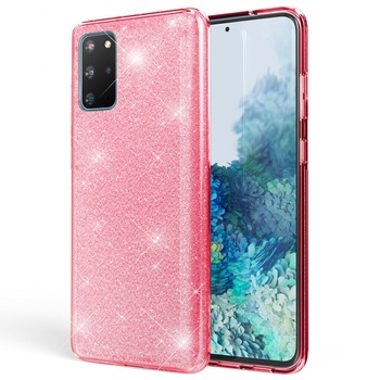 Husa Samsung Galaxy S20 FE G780 Glitter Roz Husa Samsung Galaxy S20 FE G780 Glitter Roz