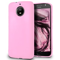 Husa pentru Motorola Moto G5s Plus, Silicon TPU, Roz