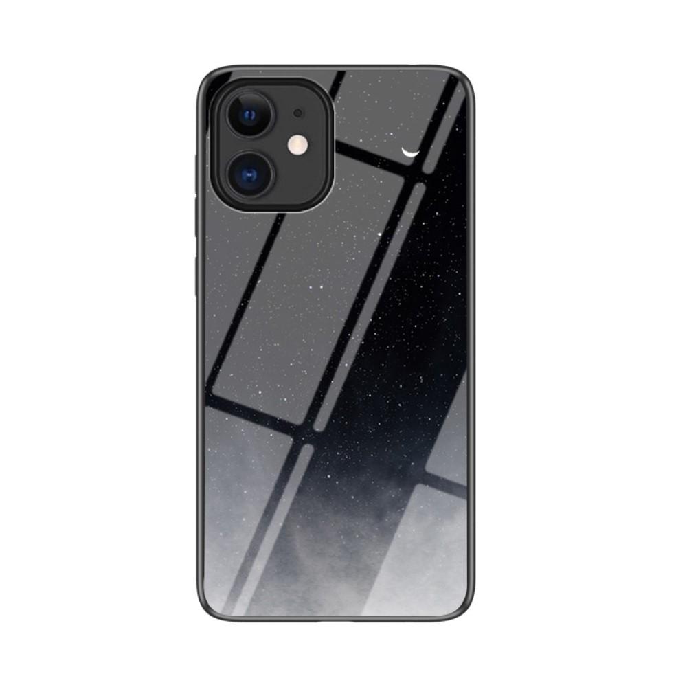 Husa Apple iPhone 12 Mini model Glass Starry Night, Antisoc, TPU Hybrid, Viceversa Multicolor