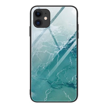 Husa Apple iPhone 12 Mini model Glass Emerald, Antisoc, TPU Hybrid, Viceversa Multicolor Husa Apple iPhone 12 Mini model Glass Emerald, Antisoc, TPU Hybrid, Viceversa Multicolor