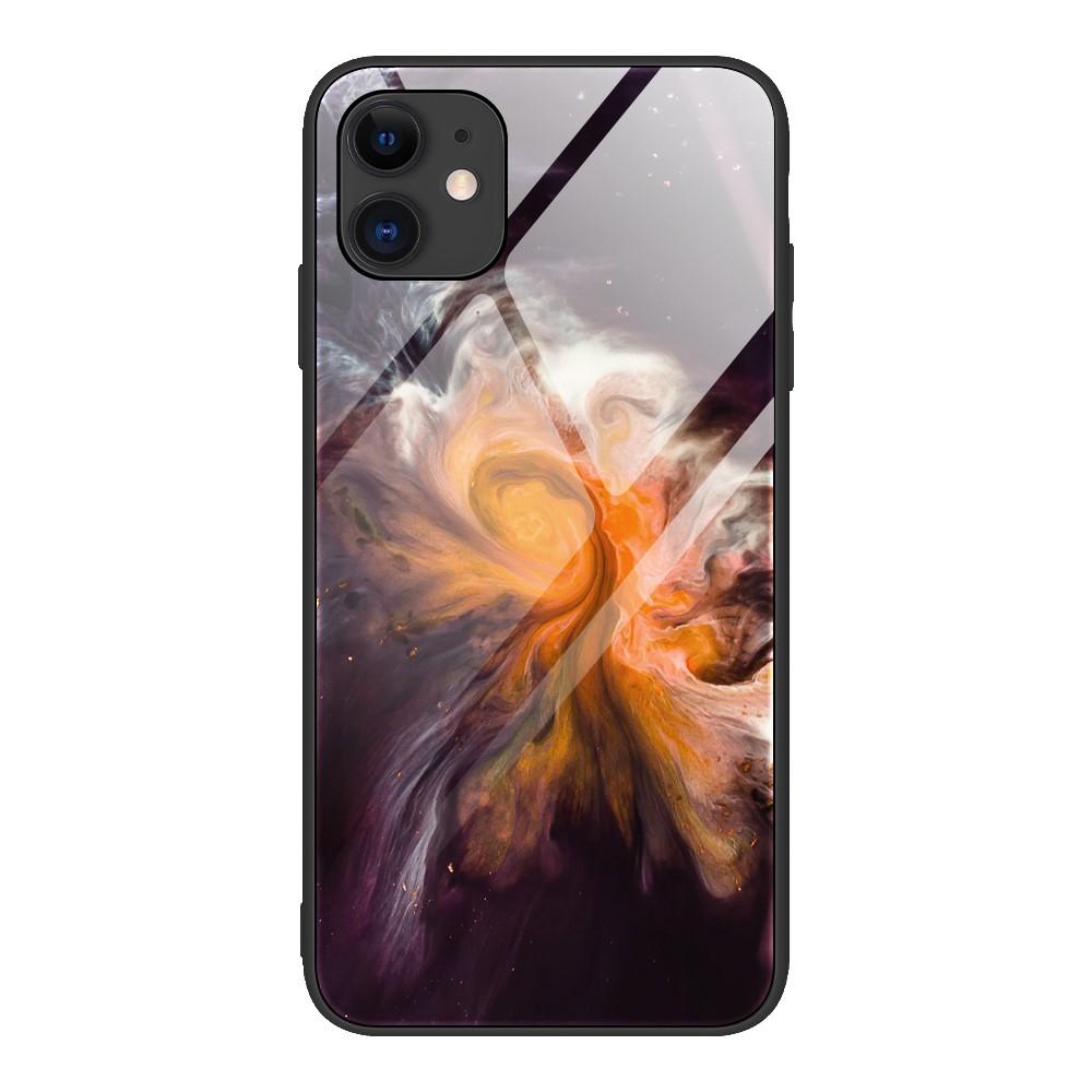 Husa Apple iPhone 12 Mini model Glass Spiral Galaxy, Antisoc, TPU Hybrid, Viceversa Multicolor