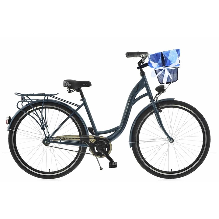 Bелосипед Kands® S-Comfort, 3 скоростен, Kолела 28", Pамка 18'' тъмно, син