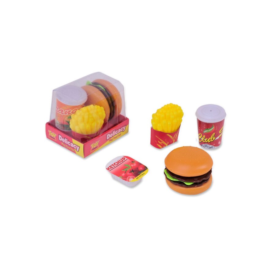 Set Fast Food Delicacy, plastic, 3+