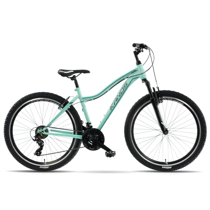 Kands Energy 500 Női kerékpár 26'' Grafit/Zöld neon 21 fokozat váz 17''