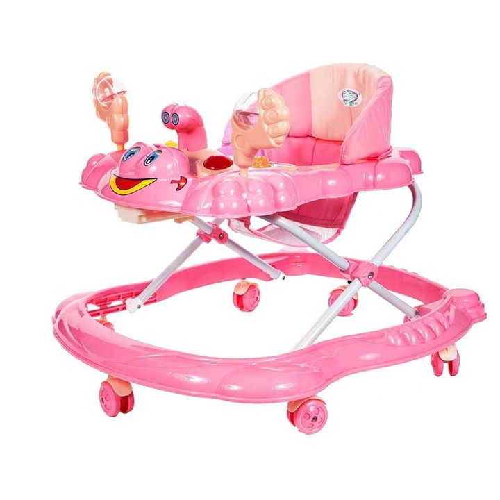 MalPlay Bébikomp - Rák - rózsaszín