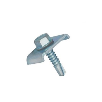 Set 50 buc Clema pentru fixare gard 20x30 cu surub autoforant 6.3X25 ZA 50 Set 50 buc Clema pentru fixare gard 20x30 cu surub autoforant 6.3X25 ZA 50