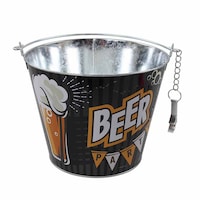 Galeata neagra pentru racit berile cu desfacator, 24 x 19 cm, Out of the blue