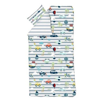 Lenjerie pat Flexa Transportation 50x70cm Lenjerie pat Flexa Transportation 50x70cm