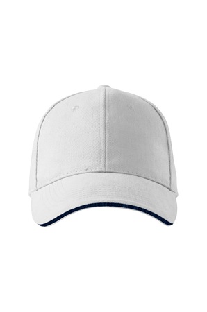 Sapca Malfini unisex, reglabila Sandwich 6P, alba - eMAG.ro