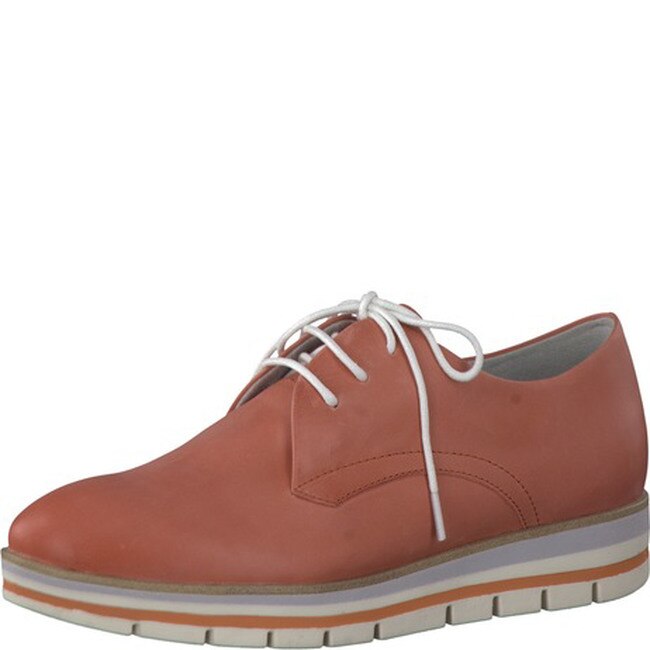Pantofi dama, Marco Tozzi , piele naturala, corai, 40