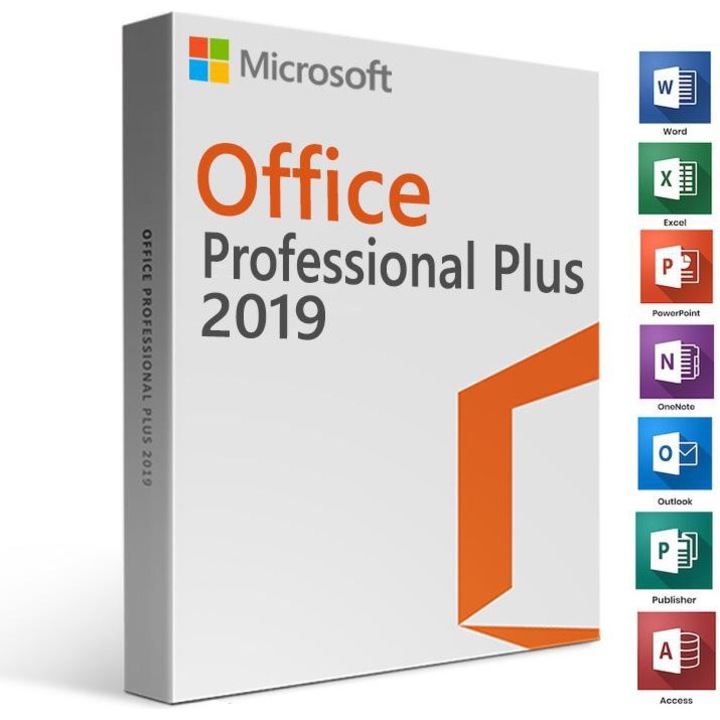 Microsoft Office 2019 Professional Plus English Medialess P2