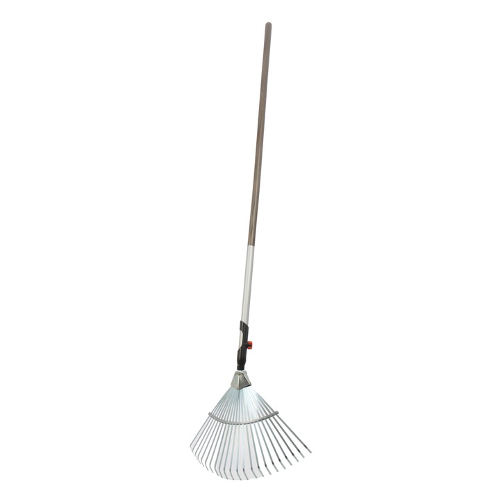 Гребло за листа, Gardena Combisystem 03022-20, стомана, с метална опашка, 22 зъба, 130 см