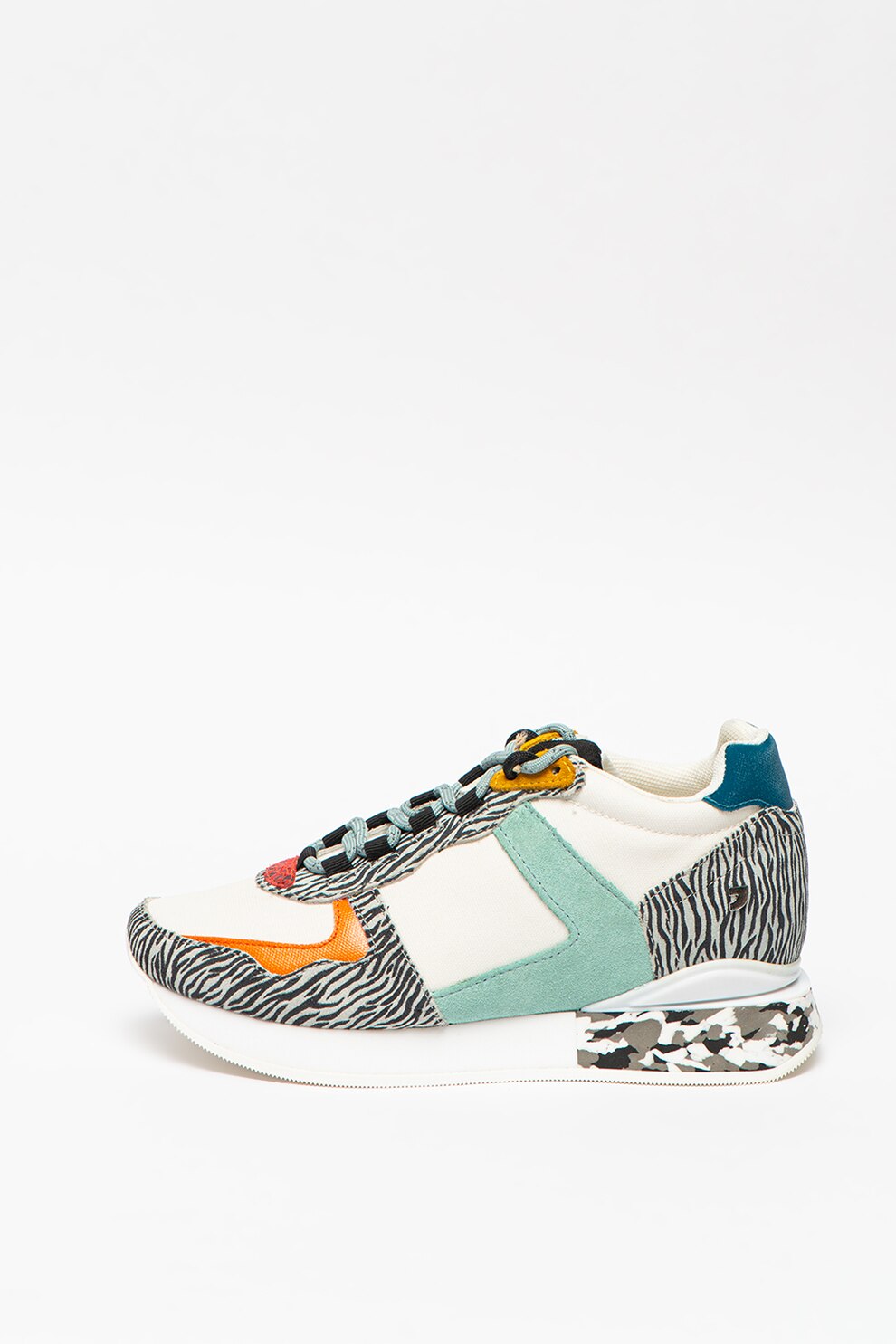 Gioseppo, Pantofi sport cu detalii cu animal print Ozark