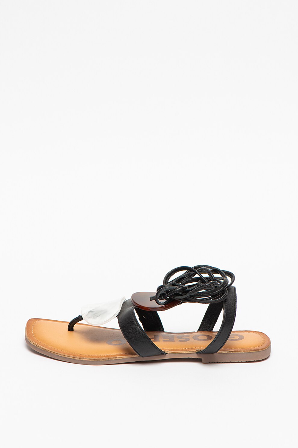 Gioseppo, Sandale de piele cu barete infasurabile Kovrov