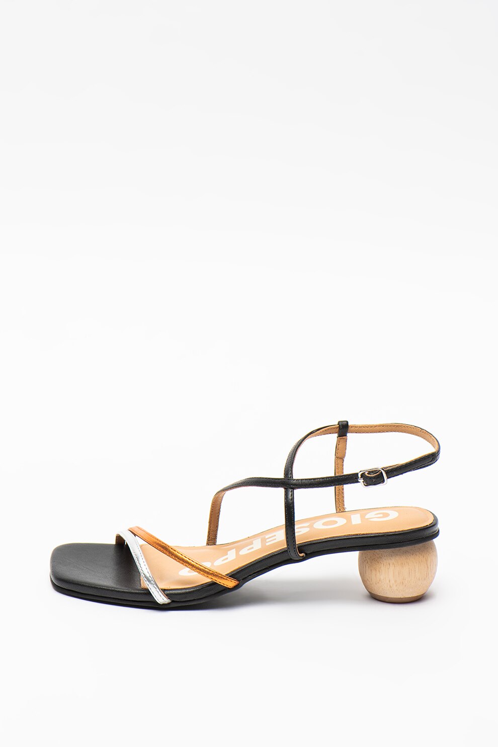 Gioseppo, Sandale de piele cu barete multiple Balsam