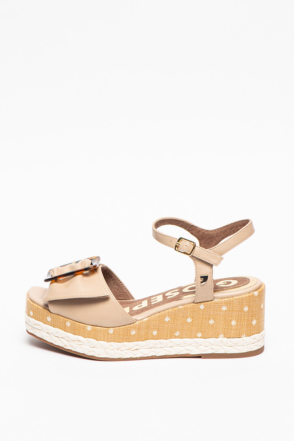 Gioseppo, Sandale wedge de piele ecologica Laramie