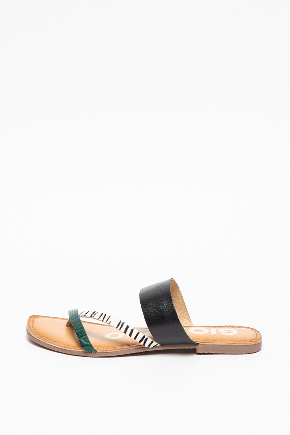 Gioseppo, Papuci de piele cu bareta separatoare Vernon