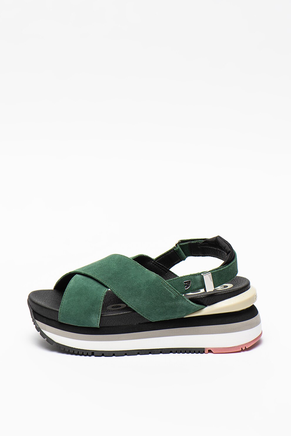 Gioseppo, Sandale flatform de piele intoarsa Cayce