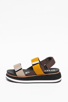 Gioseppo, Sandale din material textil cu platforma Urbandale Gioseppo, Sandale din material textil cu platforma Urbandale