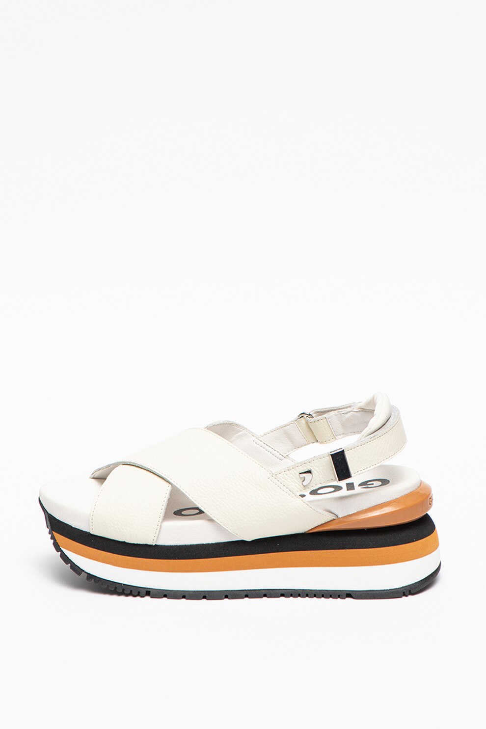 Gioseppo, Sandale wedge de piele Metairie
