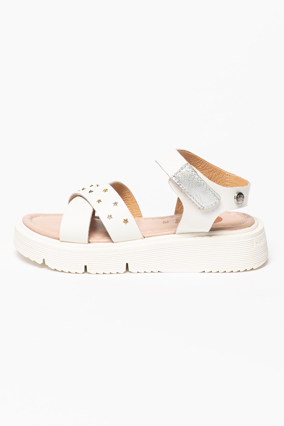 Gioseppo, Sandale din piele cu inchidere velcro Dellona